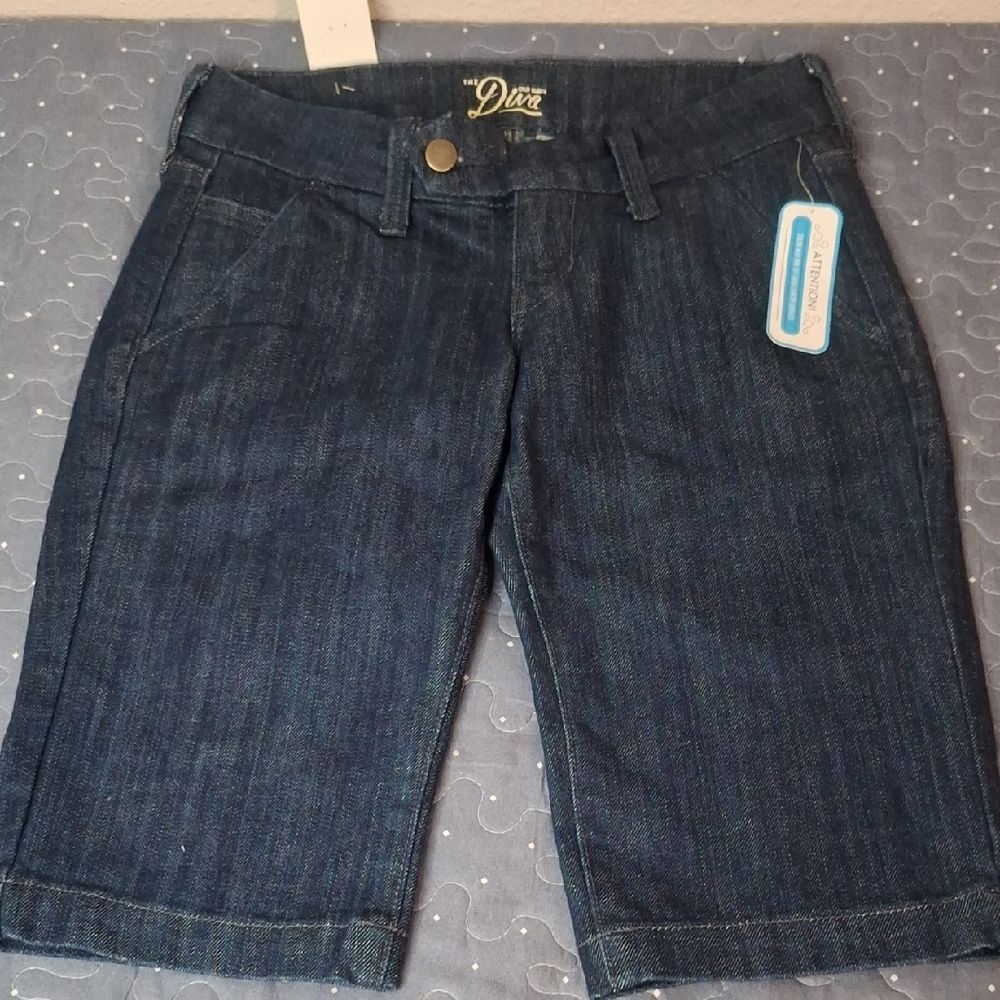 Old Navy Dark Blue Denim Jean Shorts